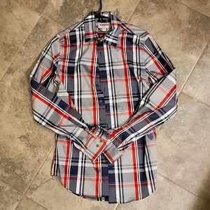 Express performance long sleeve button up